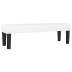 Casa si Gradina - Mobilier - Paturi si accesorii - Paturi - Pat box spring cu saltea, alb, 140x190 cm, piele ecologica - Infinity.ro