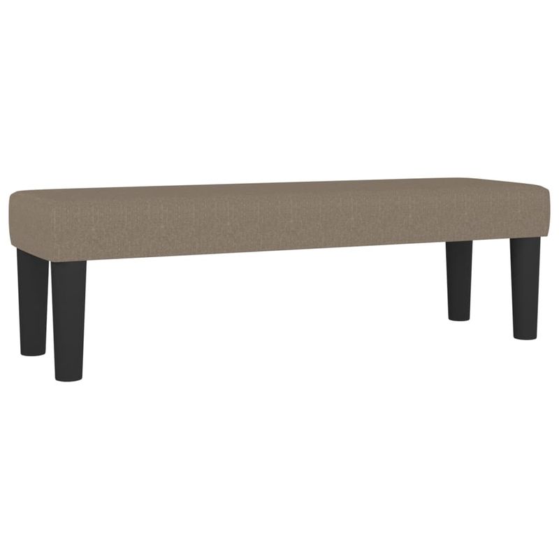 Casa si Gradina - Mobilier - Paturi si accesorii - Paturi - Pat continental cu saltea, gri taupe, 180x200 cm, textil - Infinity.ro