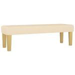 Casa si Gradina - Mobilier - Paturi si accesorii - Paturi - Pat box spring cu saltea, crem, 160x200 cm, material textil - Infinity.ro