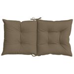 Casa si Gradina - Textile si covoare - Perne si pilote - Perne decorative - Perne scaun cu spatar mic 2 buc. melanj taupe 100x50x7cm textil - Infinity.ro