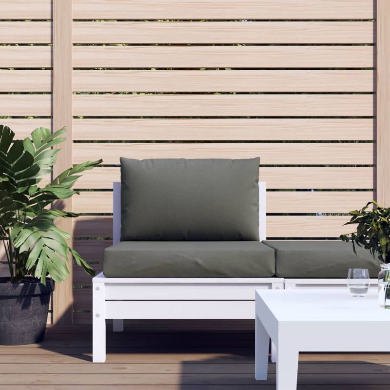 Casa si Gradina - Gradina si terasa - Mobilier exterior - Perne decorative exterior - Perne de paleti, 2 buc., melanj gri inchis, material textil - Infinity.ro