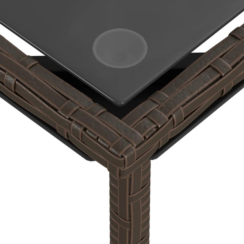 Casa si Gradina - Gradina si terasa - Mobilier exterior - Canapele si fotolii gradina - Set canapele de gradina cu perne, 3 piese, maro, poliratan - Infinity.ro