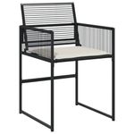 Casa si Gradina - Gradina si terasa - Mobilier exterior - Seturi mobila gradina - Set mobilier de gradina cu perne, 9 piese, negru, poliratan - Infinity.ro