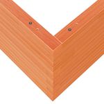 Casa si Gradina - Gradinarit si plante - Plante si ghivece - Ghivece si suporturi - Jardiniera gradina, maro ceruit, 110x110x46 cm, lemn masiv pin - Infinity.ro