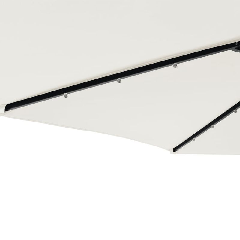 Casa si Gradina - Gradina si terasa - Umbrele si pavilioane - Umbrele - Umbrela soare de gradina stalp din otel/LED alb 225x225x212 cm - Infinity.ro