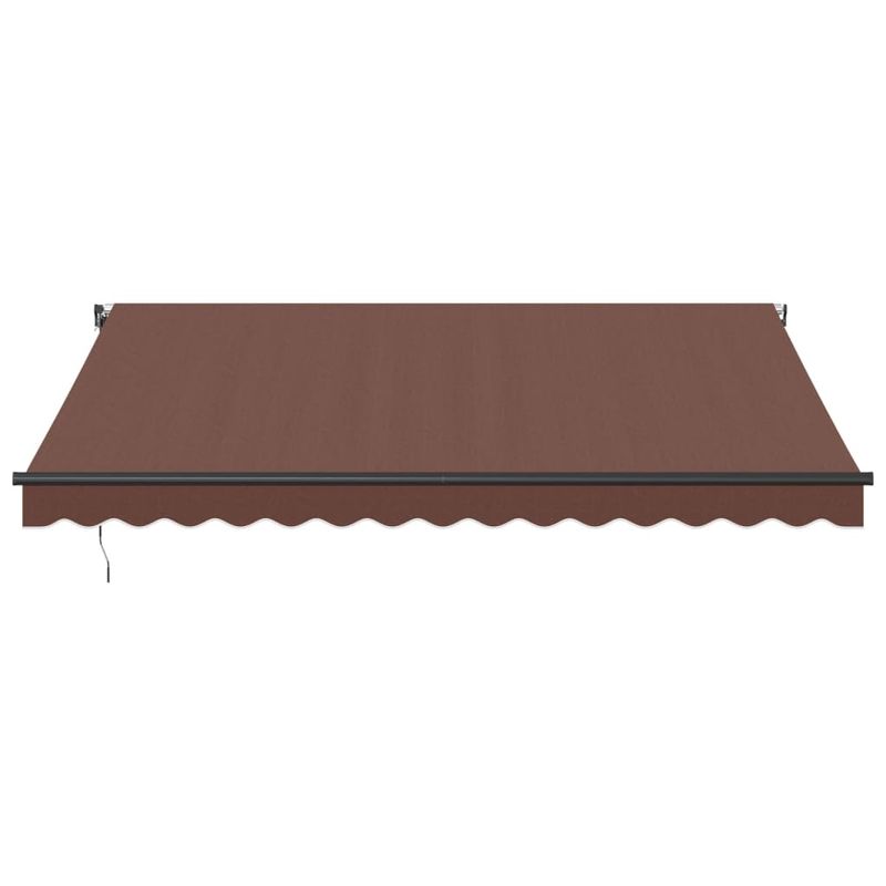 Casa si Gradina - Gradina si terasa - Umbrele si pavilioane - Umbrele - Copertina retractabila automat cu LED-uri, maro, 400x300 cm - Infinity.ro