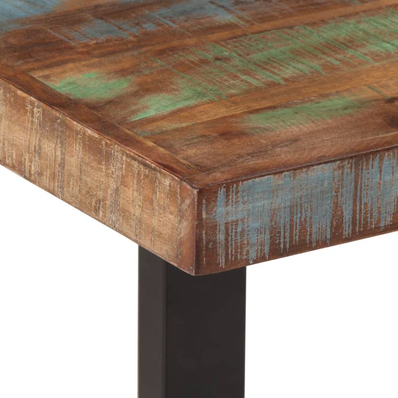 Casa si Gradina - Mobilier - Canapele si coltare - Banchete - Banca, 160 cm, lemn masiv reciclat si otel - Infinity.ro
