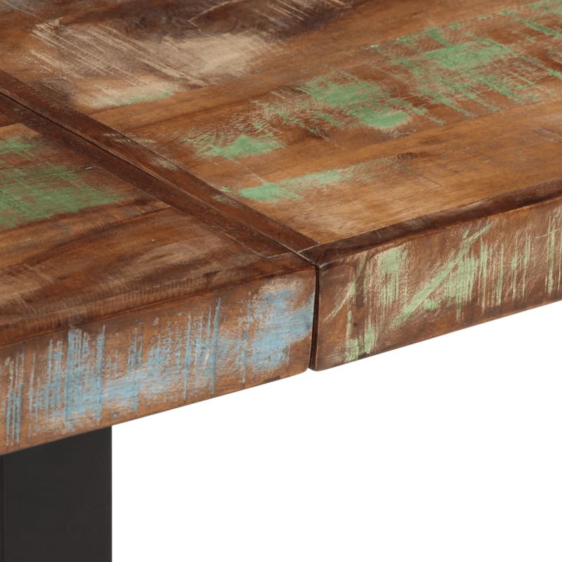 Casa si Gradina - Mobilier - Canapele si coltare - Banchete - Banca, 160 cm, lemn masiv reciclat si otel - Infinity.ro