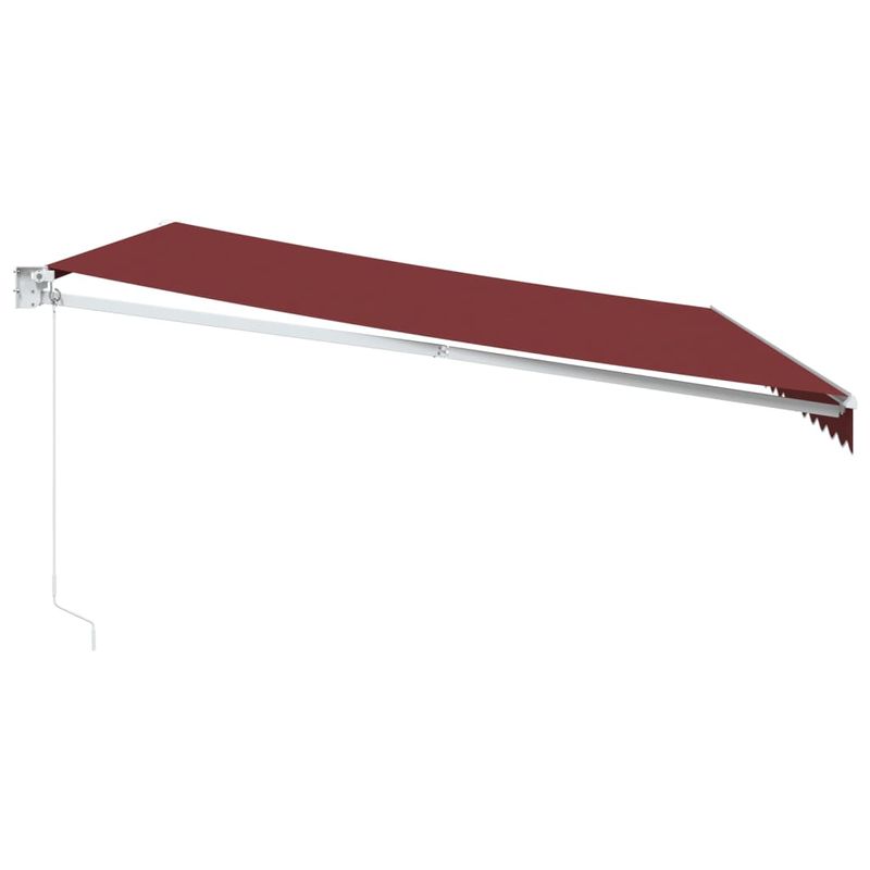 Casa si Gradina - Gradina si terasa - Umbrele si pavilioane - Umbrele - Copertina retractabila manual, visiniu, 450x300 cm - Infinity.ro