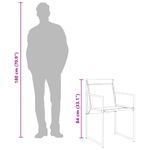 Casa si Gradina - Gradina si terasa - Mobilier exterior - Seturi mobila gradina - Set mobilier de gradina, 11 piese, negru, textilena - Infinity.ro