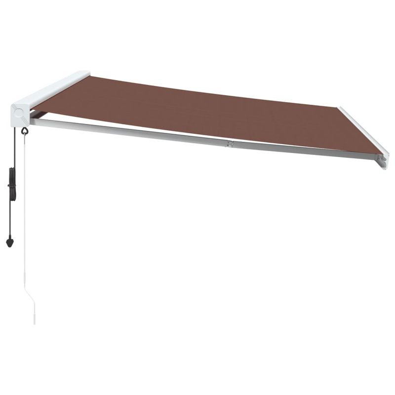 Casa si Gradina - Gradina si terasa - Umbrele si pavilioane - Umbrele - Copertina retractabila automat, maro, 400x300 cm - Infinity.ro
