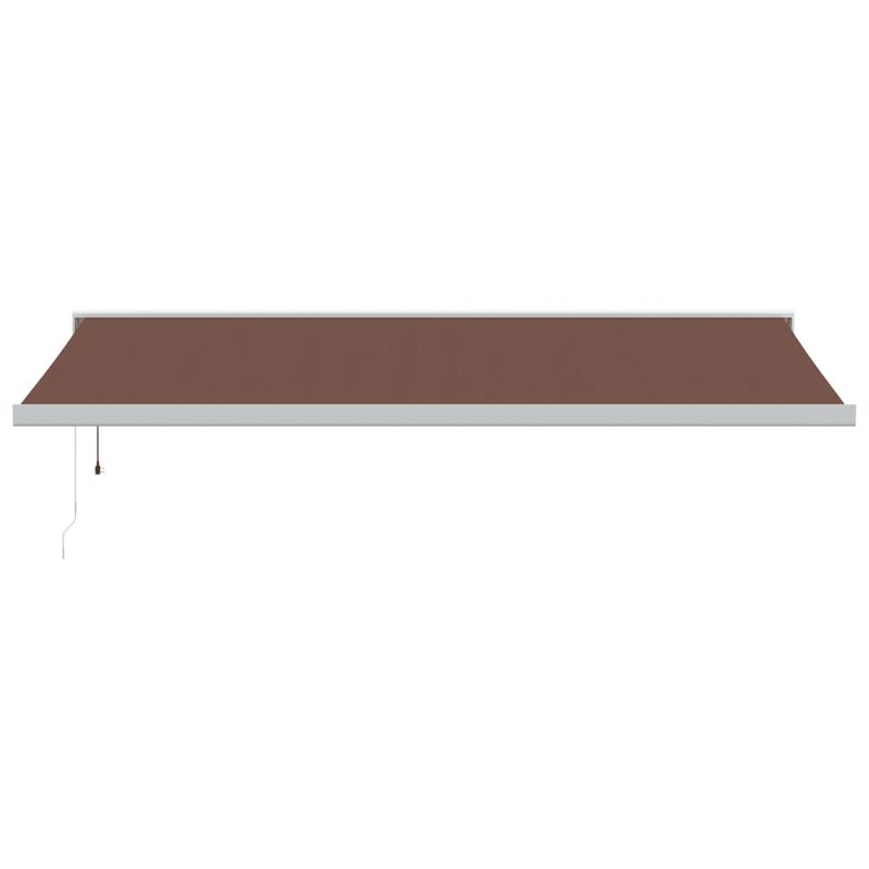Casa si Gradina - Gradina si terasa - Umbrele si pavilioane - Umbrele - Copertina retractabila automat, maro, 500x300 cm - Infinity.ro