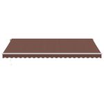 Casa si Gradina - Gradina si terasa - Umbrele si pavilioane - Umbrele - Copertina retractabila automat cu LED, maro, 500x350 cm - Infinity.ro