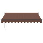 Casa si Gradina - Gradina si terasa - Umbrele si pavilioane - Umbrele - Copertina retractabila automat, maro, 300x250 cm - Infinity.ro