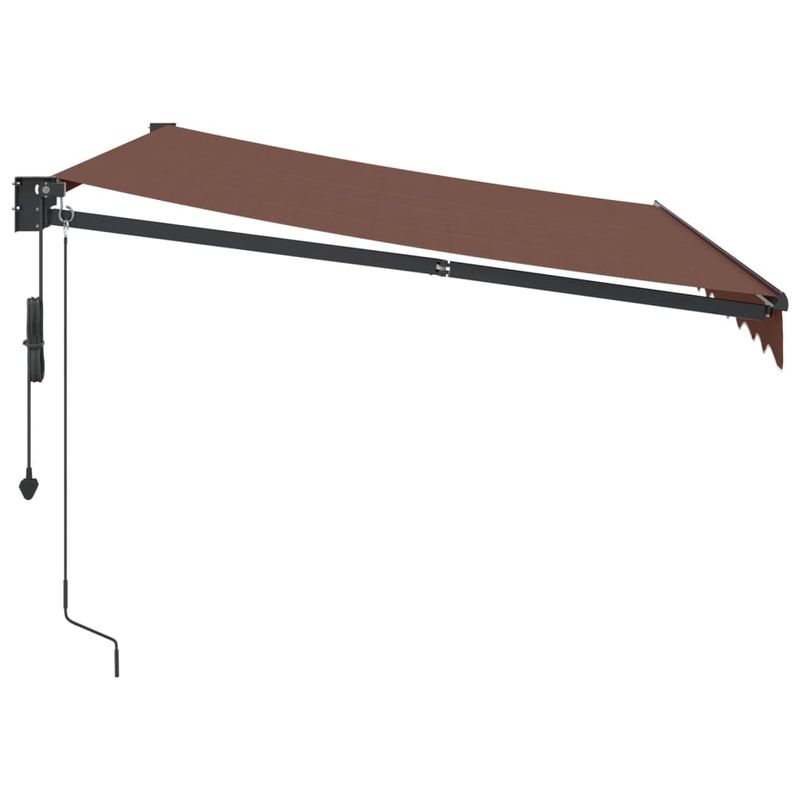 Casa si Gradina - Gradina si terasa - Umbrele si pavilioane - Umbrele - Copertina retractabila automat, maro, 300x250 cm - Infinity.ro