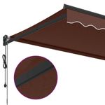 Casa si Gradina - Gradina si terasa - Umbrele si pavilioane - Umbrele - Copertina retractabila automat, maro, 300x250 cm - Infinity.ro