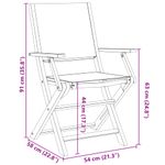 Casa si Gradina - Gradina si terasa - Mobilier exterior - Scaune si sezlonguri gradina - Scaune gradina pliabile 4buc., textil albastru alb/lemn masiv - Infinity.ro