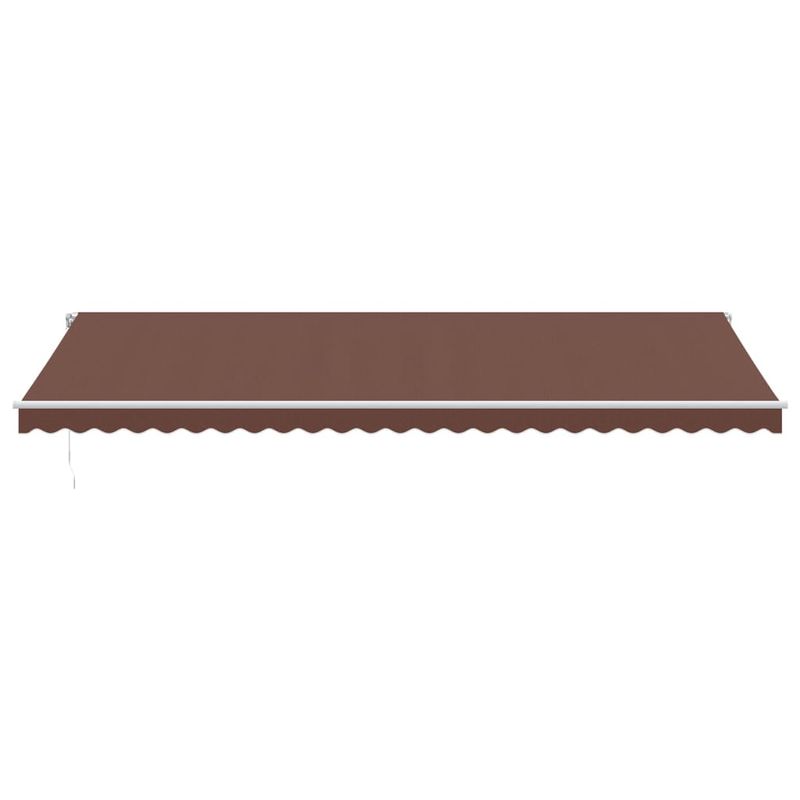 Casa si Gradina - Gradina si terasa - Umbrele si pavilioane - Umbrele - Copertina retractabila manual cu LED, maro, 600x300 cm - Infinity.ro