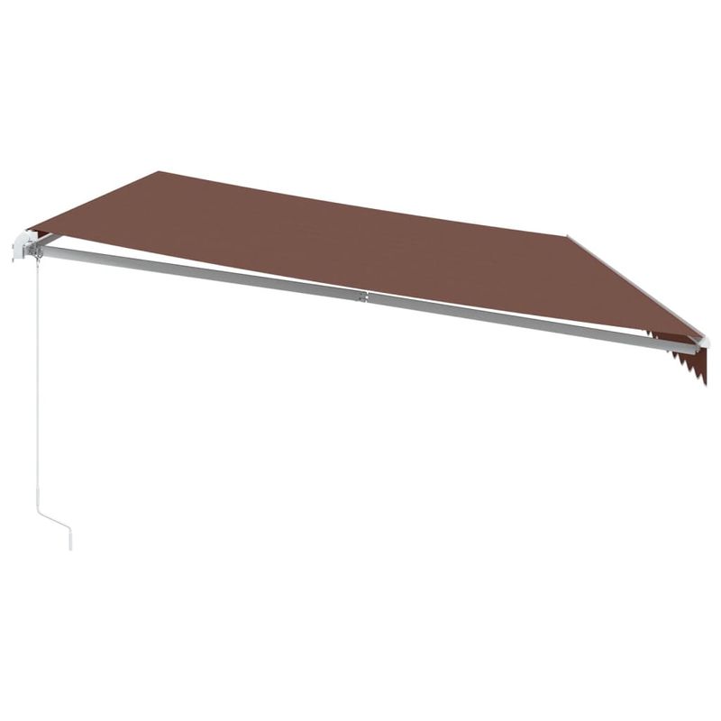 Casa si Gradina - Gradina si terasa - Umbrele si pavilioane - Umbrele - Copertina retractabila manual cu LED, maro, 600x300 cm - Infinity.ro
