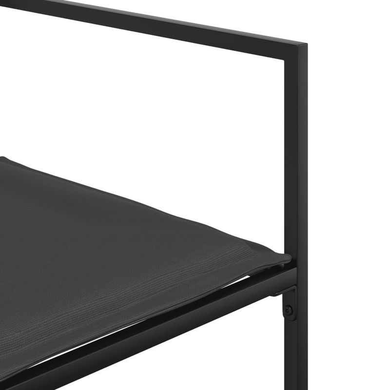 Casa si Gradina - Gradina si terasa - Mobilier exterior - Seturi mobila gradina - Set mobilier de gradina, 17 piese, cu perne, negru, textilena - Infinity.ro