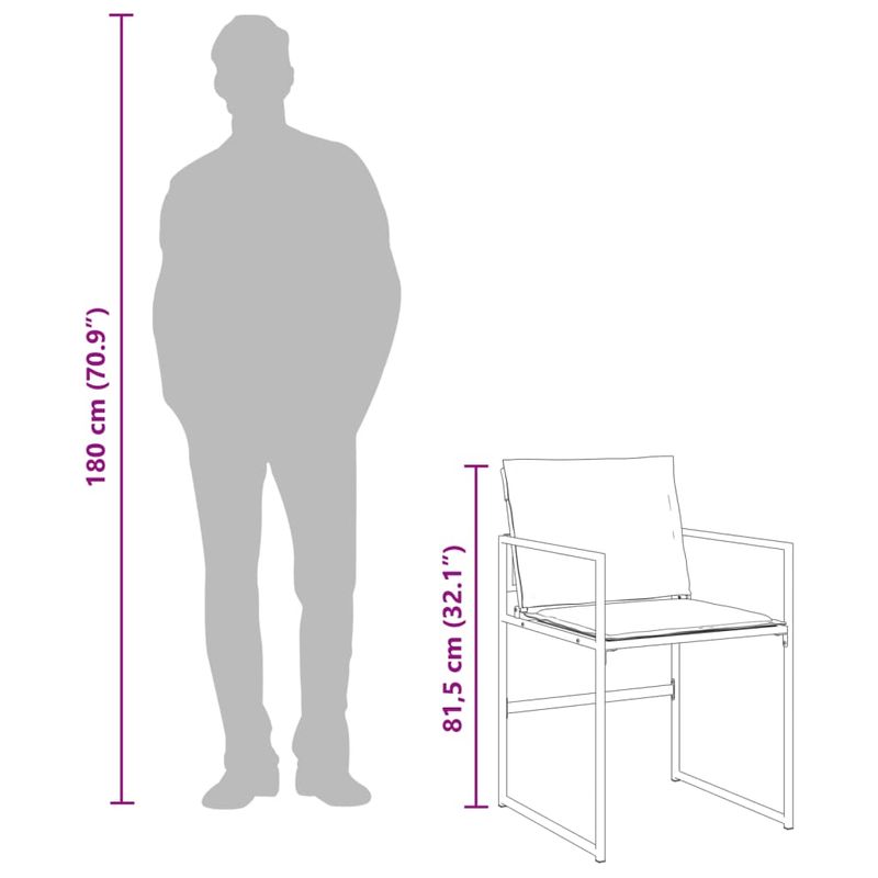 Casa si Gradina - Gradina si terasa - Mobilier exterior - Seturi mobila gradina - Set mobilier de gradina, 17 piese, cu perne, negru, textilena - Infinity.ro