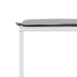 Casa si Gradina - Gradina si terasa - Mobilier exterior - Seturi mobila gradina - Set mobilier de gradina, 9 piese, cu perne, alb, textilena - Infinity.ro