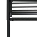 Casa si Gradina - Gradina si terasa - Mobilier exterior - Scaune si sezlonguri gradina - Scaune de gradina, 4 buc., negru, poliratan - Infinity.ro