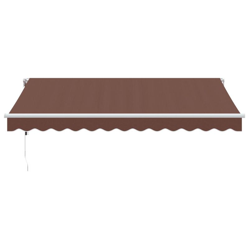 Casa si Gradina - Gradina si terasa - Umbrele si pavilioane - Umbrele - Copertina retractabila automat, maro, 350x250 cm - Infinity.ro