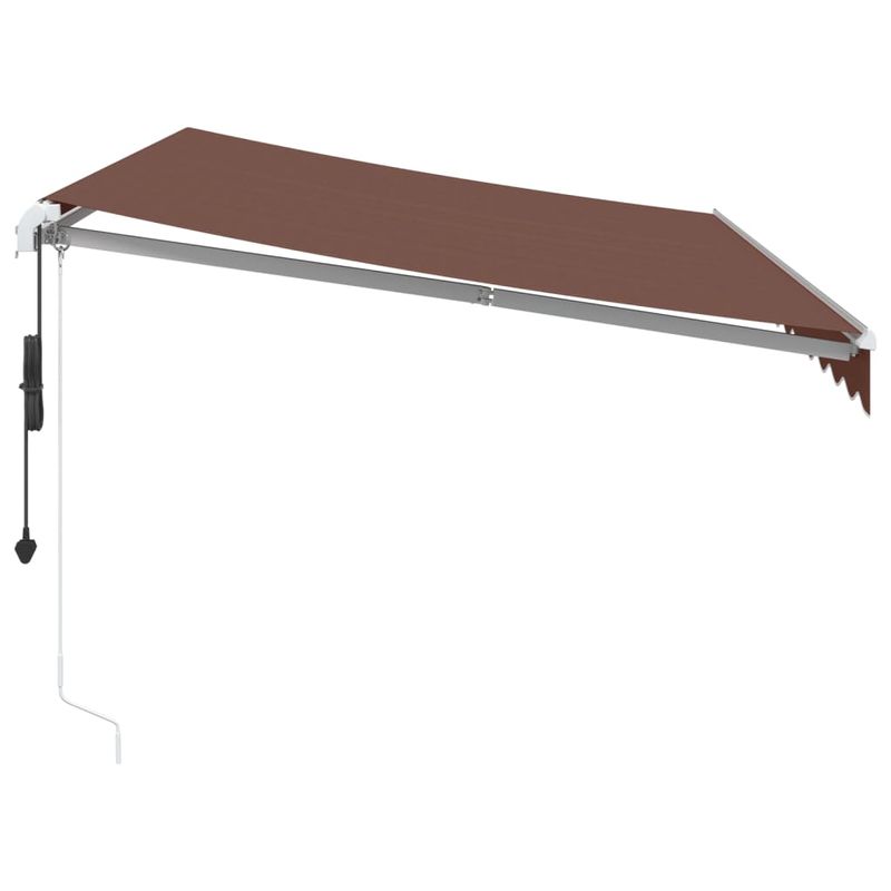 Casa si Gradina - Gradina si terasa - Umbrele si pavilioane - Umbrele - Copertina retractabila automat, maro, 350x250 cm - Infinity.ro