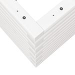 Casa si Gradina - Gradinarit si plante - Plante si ghivece - Ghivece si suporturi - Jardiniera de gradina, alb, 70x70x46 cm, lemn masiv de pin - Infinity.ro