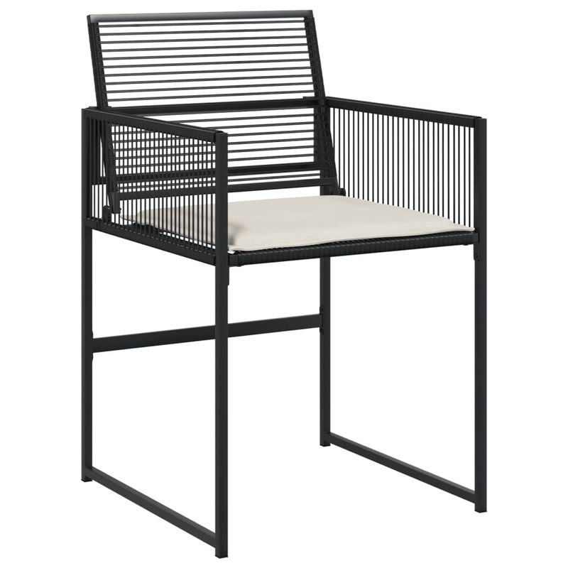 Casa si Gradina - Gradina si terasa - Mobilier exterior - Seturi mobila gradina - Set mobilier de exterior cu perne, 11 piese, negru, poliratan - Infinity.ro