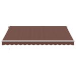 Casa si Gradina - Gradina si terasa - Umbrele si pavilioane - Umbrele - Copertina retractabila manual cu LED, maro, 400x300 cm - Infinity.ro