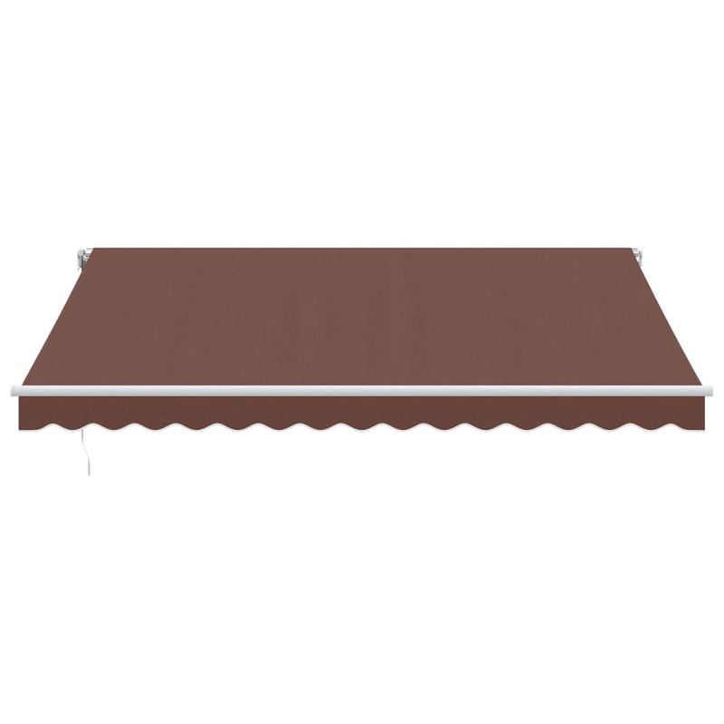 Casa si Gradina - Gradina si terasa - Umbrele si pavilioane - Umbrele - Copertina retractabila manual cu LED, maro, 400x300 cm - Infinity.ro