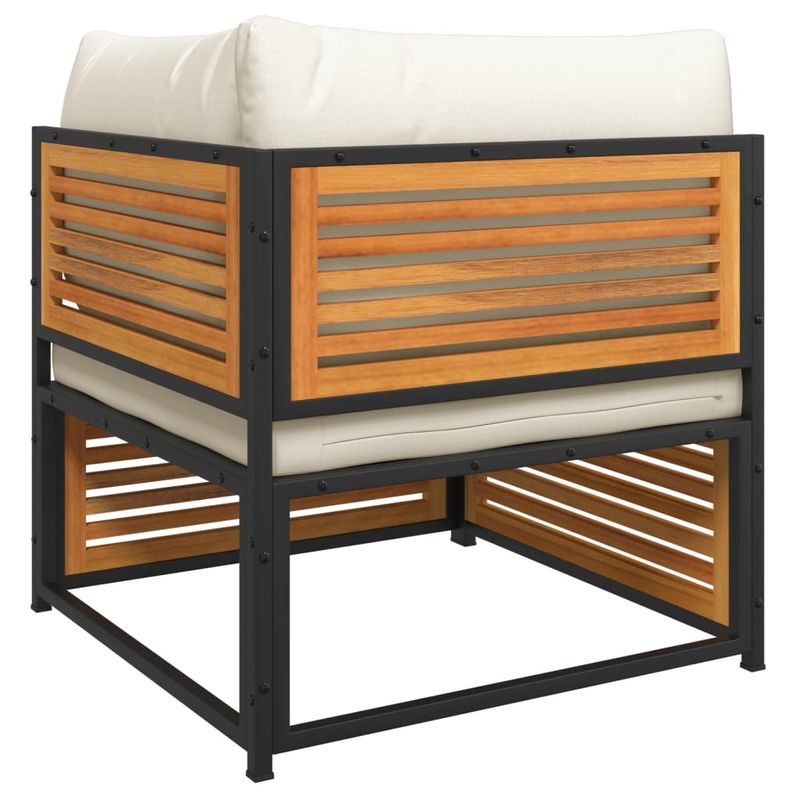 Casa si Gradina - Gradina si terasa - Mobilier exterior - Seturi mobila gradina - Set canapea de gradina, 2 piese, cu perne, lemn masiv de acacia - Infinity.ro