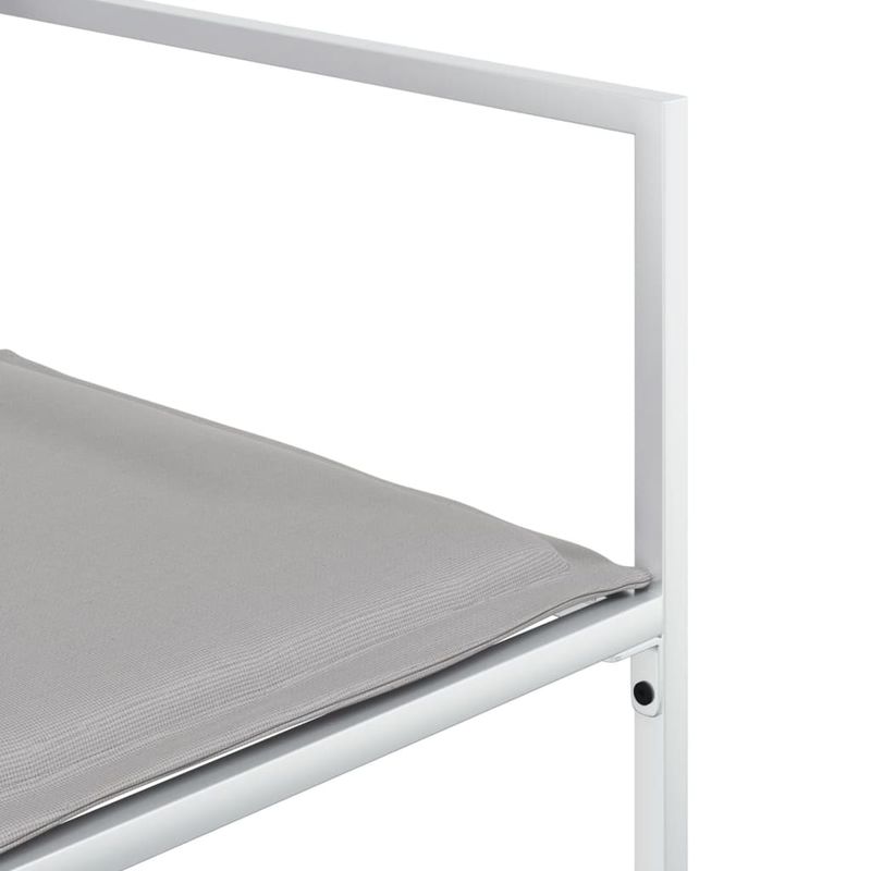 Casa si Gradina - Gradina si terasa - Mobilier exterior - Seturi mobila gradina - Set mobilier de gradina, 11 piese, cu perne, alb, textilena - Infinity.ro