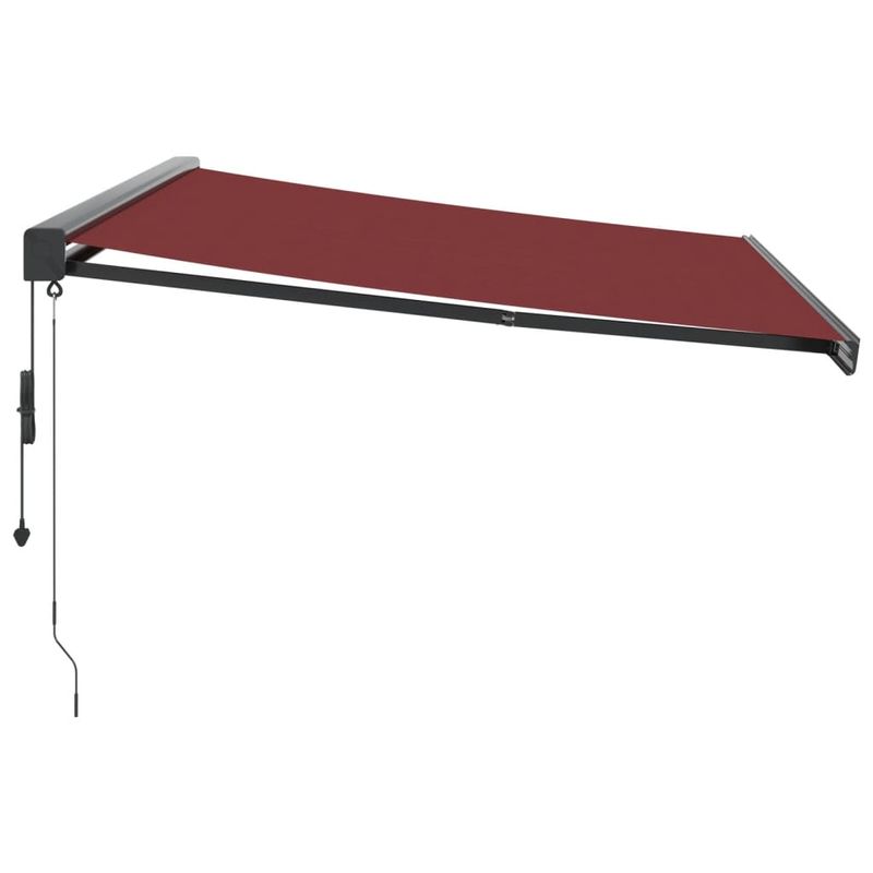 Casa si Gradina - Gradina si terasa - Umbrele si pavilioane - Umbrele - Copertina retractabila automat, visiniu, 400x300 cm - Infinity.ro
