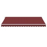 Casa si Gradina - Gradina si terasa - Umbrele si pavilioane - Umbrele - Copertina retractabila automat cu LED, visiniu, 450x350 cm - Infinity.ro