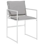 Casa si Gradina - Gradina si terasa - Mobilier exterior - Seturi mobila gradina - Set mobilier de gradina, 17 piese, cu perne, alb, textilena - Infinity.ro