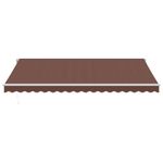Casa si Gradina - Gradina si terasa - Umbrele si pavilioane - Umbrele - Copertina retractabila manual, maro, 450x350 cm - Infinity.ro