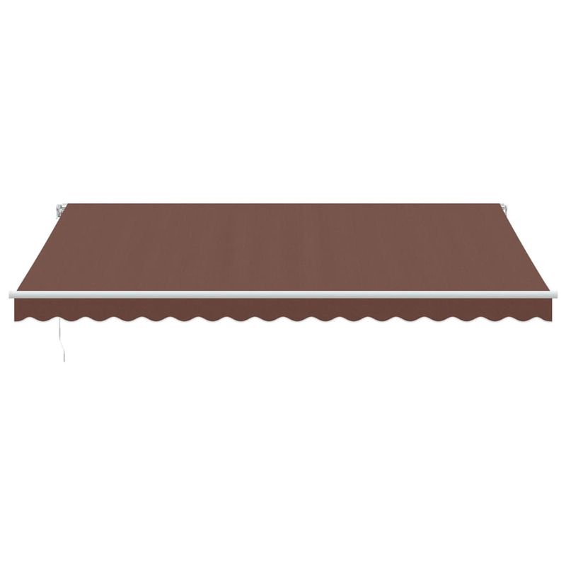 Casa si Gradina - Gradina si terasa - Umbrele si pavilioane - Umbrele - Copertina retractabila manual, maro, 450x350 cm - Infinity.ro