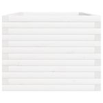 Casa si Gradina - Gradinarit si plante - Plante si ghivece - Ghivece si suporturi - Jardiniera de gradina, alb, 90x60x46 cm, lemn masiv de pin - Infinity.ro