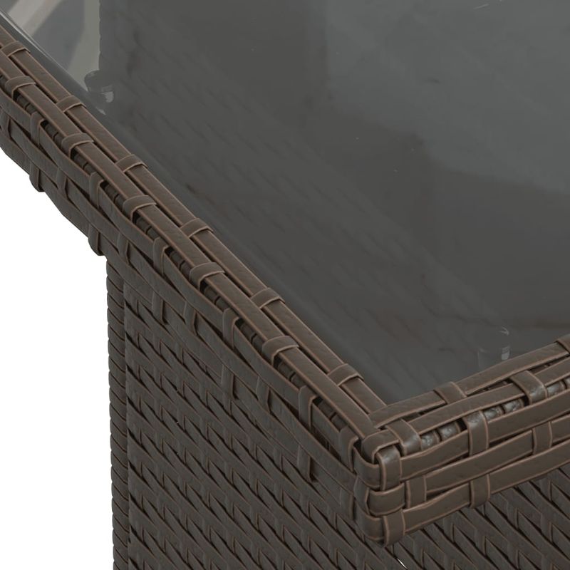 Casa si Gradina - Gradina si terasa - Mobilier exterior - Seturi mobila gradina - Set canapele de gradina cu perne, 7 piese, maro, poliratan - Infinity.ro