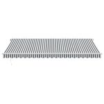 Casa si Gradina - Gradina si terasa - Umbrele si pavilioane - Umbrele - Copertina retractabila manual cu LED, antracit/alb, 500x350 cm - Infinity.ro