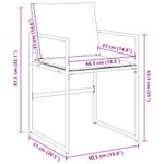 Casa si Gradina - Gradina si terasa - Mobilier exterior - Scaune si sezlonguri gradina - Scaune de gradina cu perne, 4 buc., negru, otel si textilena - Infinity.ro