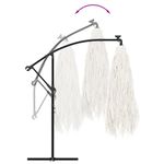 Casa si Gradina - Gradina si terasa - Umbrele si pavilioane - Umbrele - Umbrela soare de gradina stalp din otel, alb 290x290x238 cm - Infinity.ro