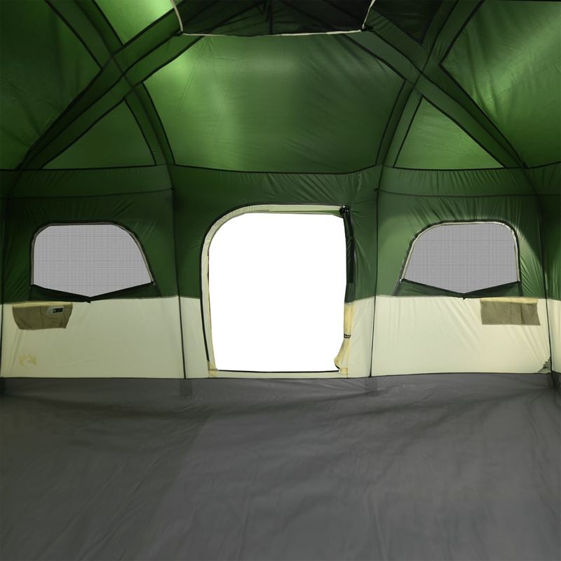 Sport si Outdoor - Camping - Corturi camping - Cort de familie pentru 9 persoane, verde, impermeabil - Infinity.ro