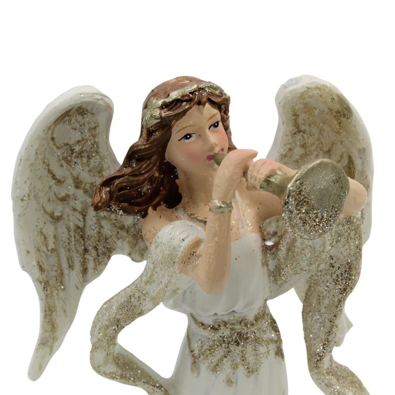 Casa si Gradina - Decoratiuni - Decoratiuni de sezon - Decoratiune inger trompeta House of Seasons sampanie 17cm - Infinity.ro