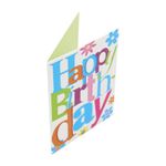 Market - Cadouri - Felicitari - Mini felicitare Silvery Birthday - Infinity.ro