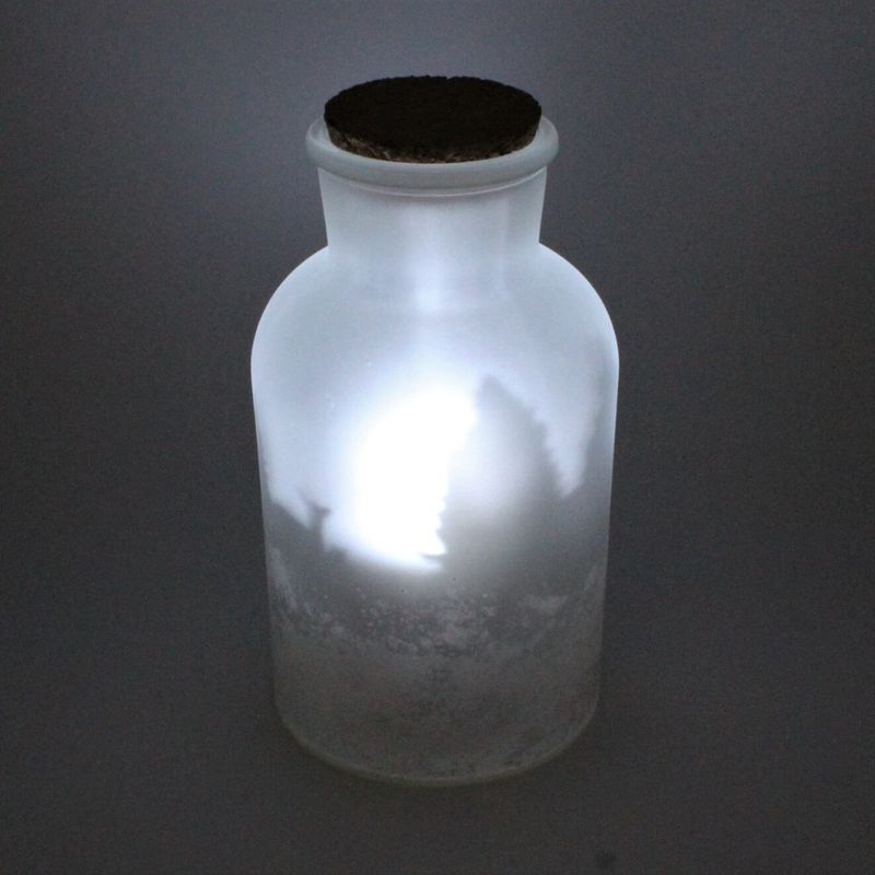 Casa si Gradina - Decoratiuni - Decoratiuni de sezon - Ornament decorativ, sticla, cu led, alb - Infinity.ro