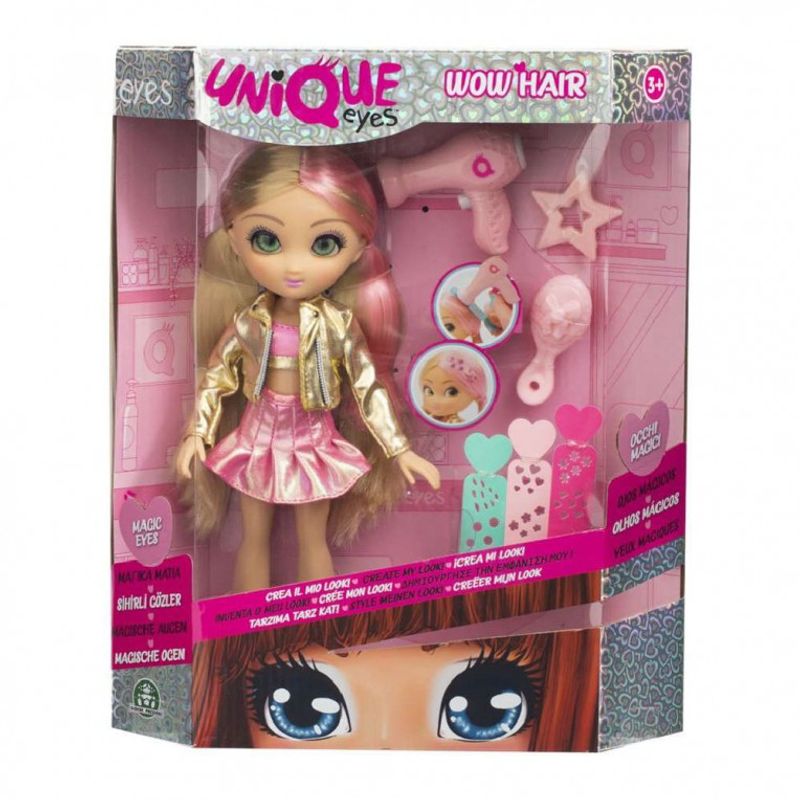 Jucarii, Copii si Bebe - Jucarii si jocuri - Papusi si accesorii - Papusi - Papusa Unique Eyes Amy Wow Hair Mym08000-A - Infinity.ro